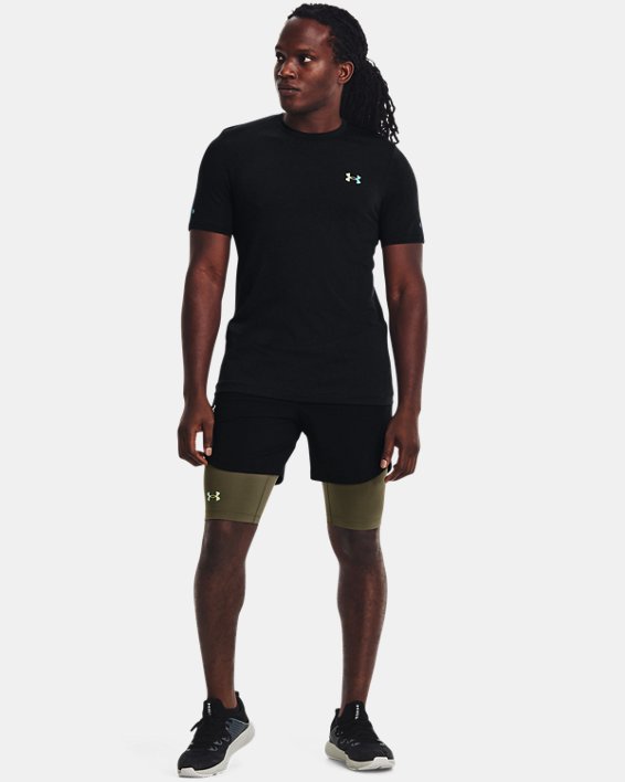 Men's UA RUSH™ HeatGear® 2.0 Long Shorts, Green, pdpMainDesktop image number 3